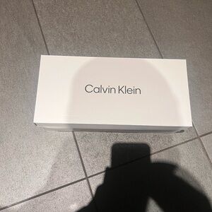 Calvin Klein Silver and White Box